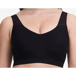 Chantelle Bra C11G10 SoftStretch Padded Top with Lace black size XS S